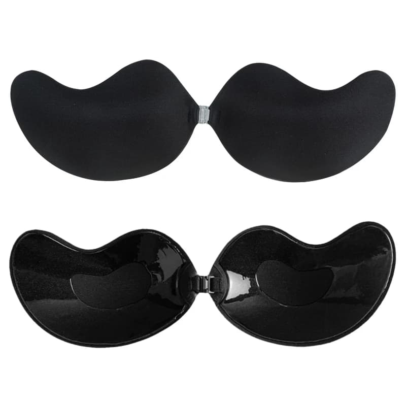 Soutien-gorge invisible en silicone push-up sexy sans bretelles, rehausseur de poitrine adhésif disc