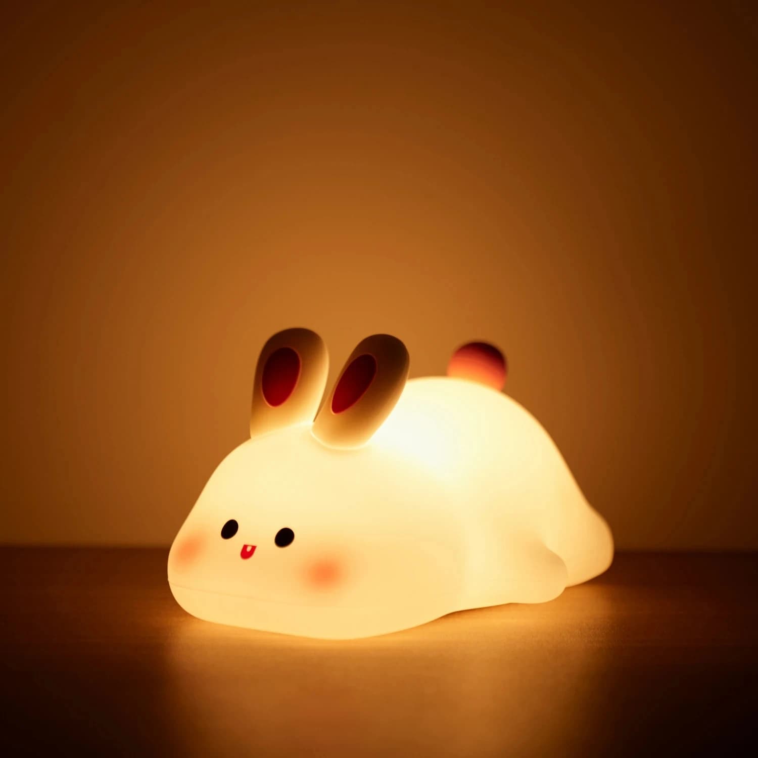 Mignon LED veilleuse Panda mouton lapin Silicone veilleuses synchronisation USB Rechargeable pour ch