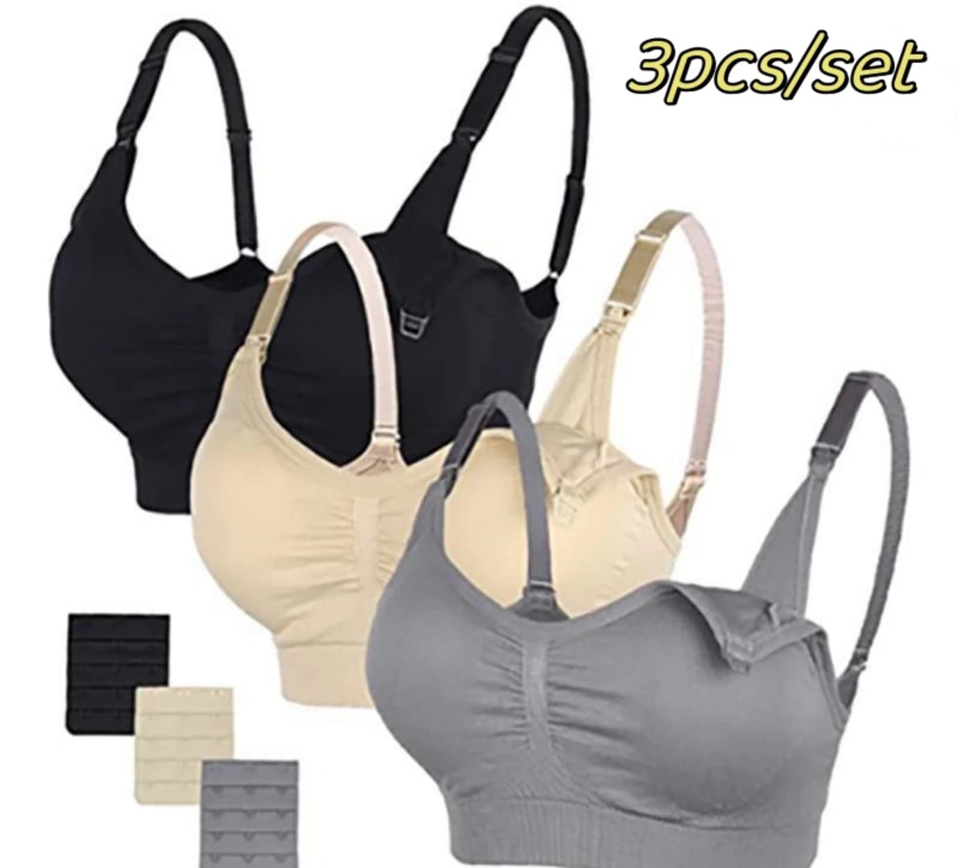 Soutien-gorge d'allaitement en coton sans couture, soutiens-gorge d'allaitement, soutien-gorge push-