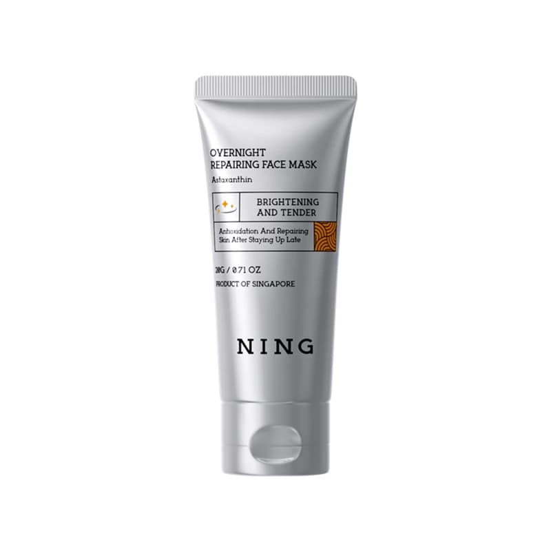 Masque de réparation de nuit NING 120G – Astaxanthine et antioxydants biologiques pour le renouvelle
