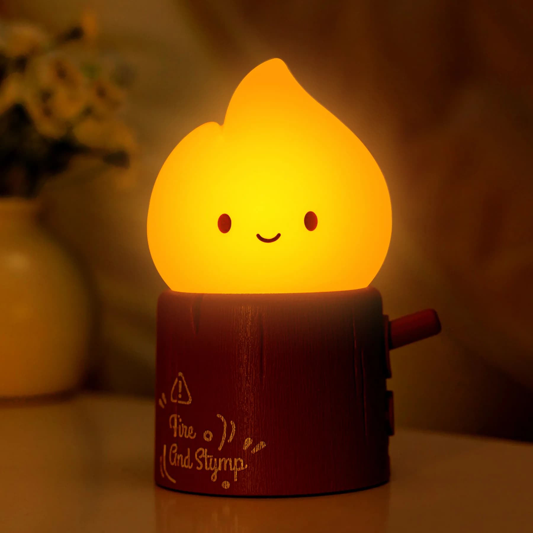 Bougies sans flamme veilleuse mignonne veilleuses de couchage réglable 2 Modes d'éclairage lampe de