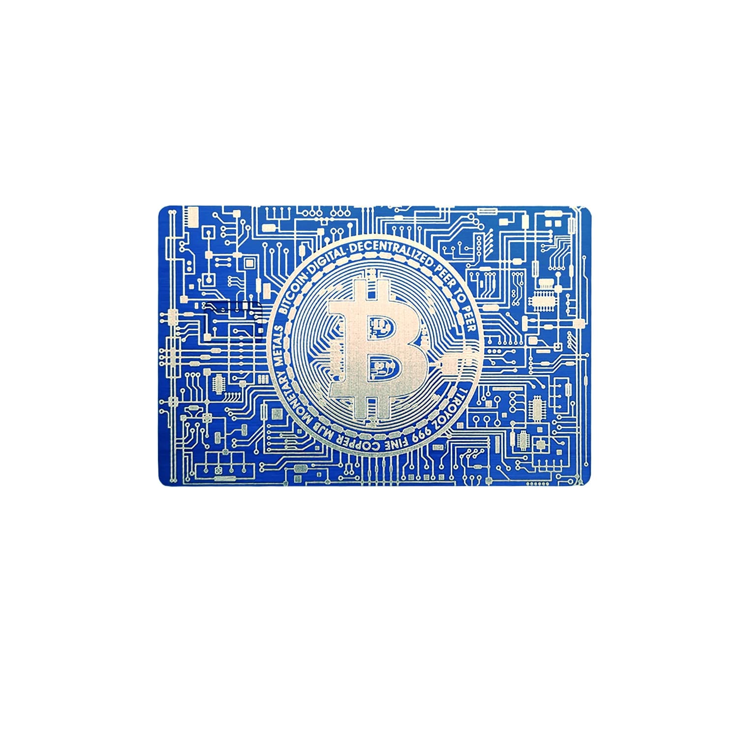 Carte-cadeau luxueuse en métal, taille de carte de crédit, fente pour puce avec rayure magnétique, p