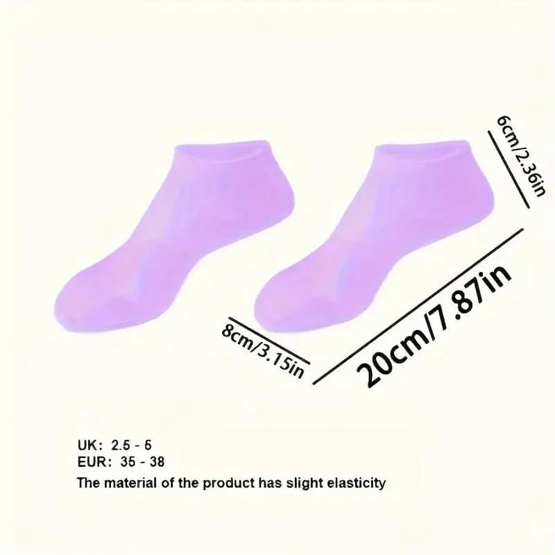 Chaussettes hydratantes pour les pieds, en coton, pour Spa de nuit, crème pour les pieds, Lotion, po