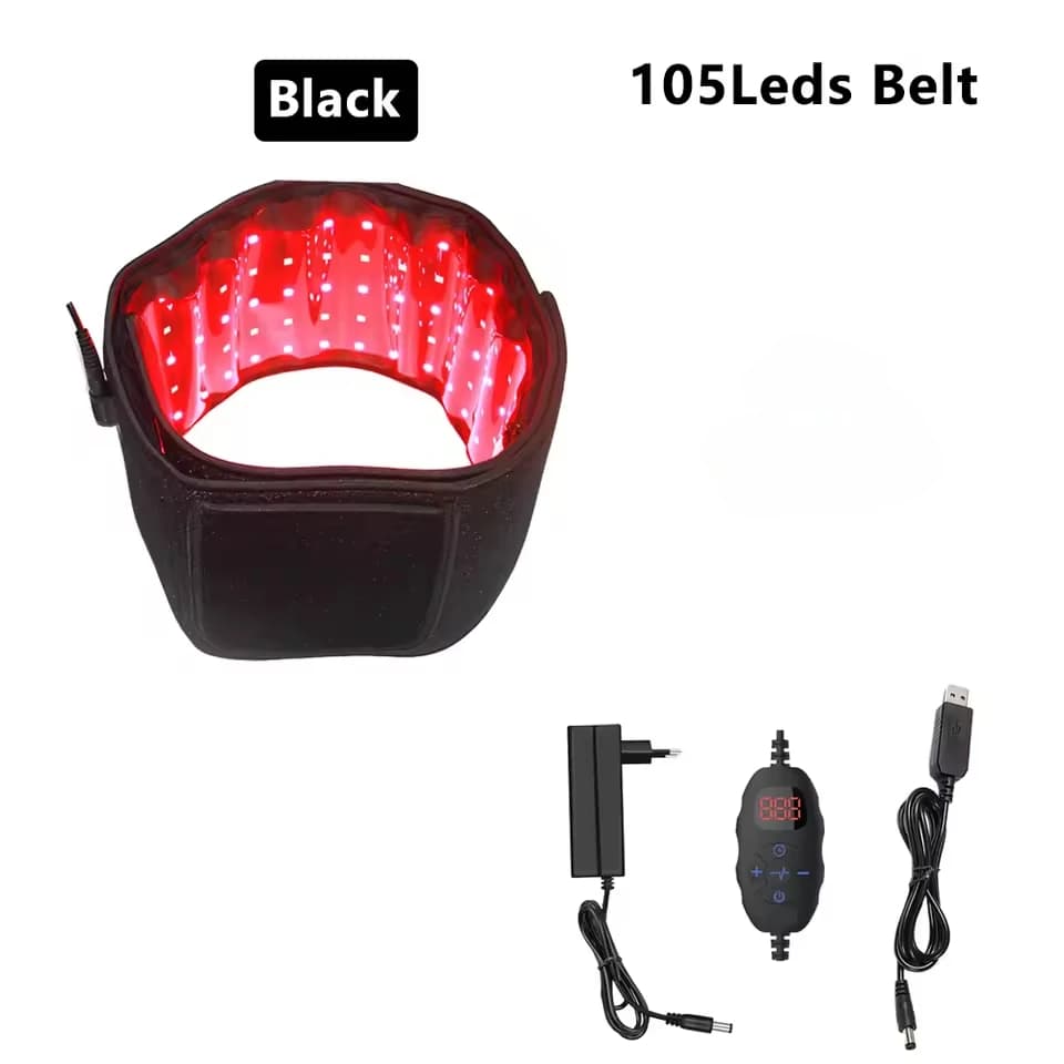 Ceinture enveloppante pour thérapie à la lumière rouge, 660nm et 850nm, pour soulager la douleur cor