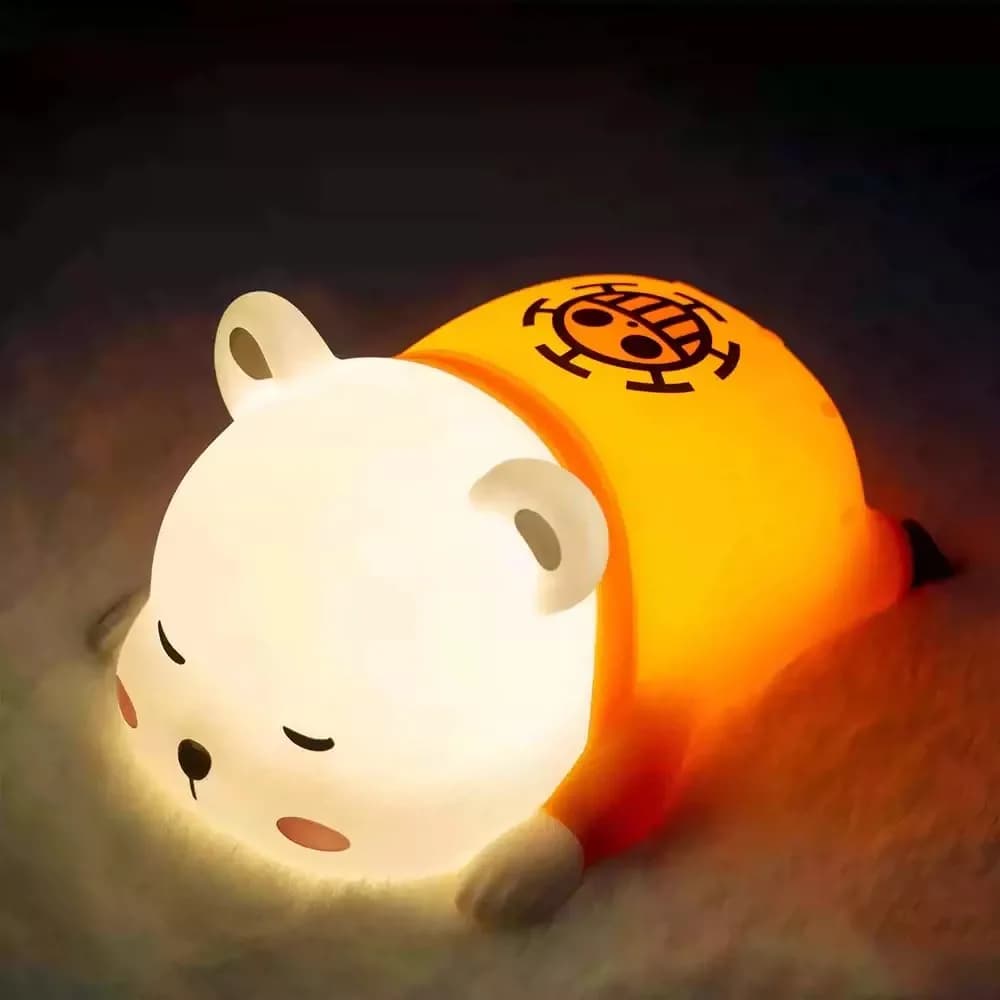 Luffy Anime Veilleuse pour Enfants, Lampe Lunaire, Contrôle Magnétique, Décoration de Bureau, Cadeau