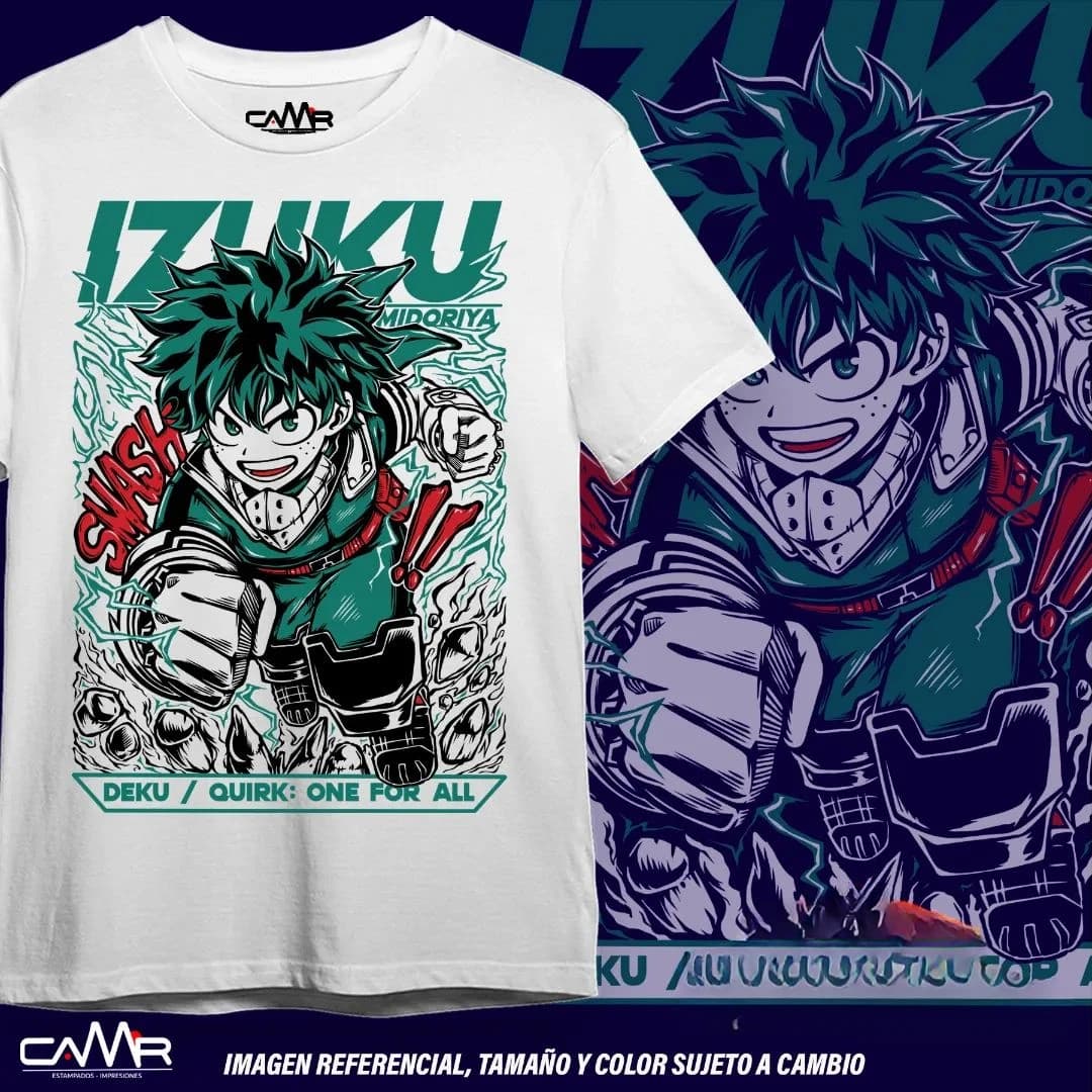 T-shirt Deku Boku No ForeJapanese Manga, Anime Midoriya Dine-ShPain Shirt