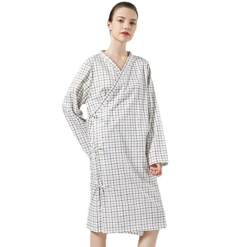 Vêtements de Nuit en Coton pour Patients, Confortables et Facile à Prendre en Soin, pour Homme et Fe