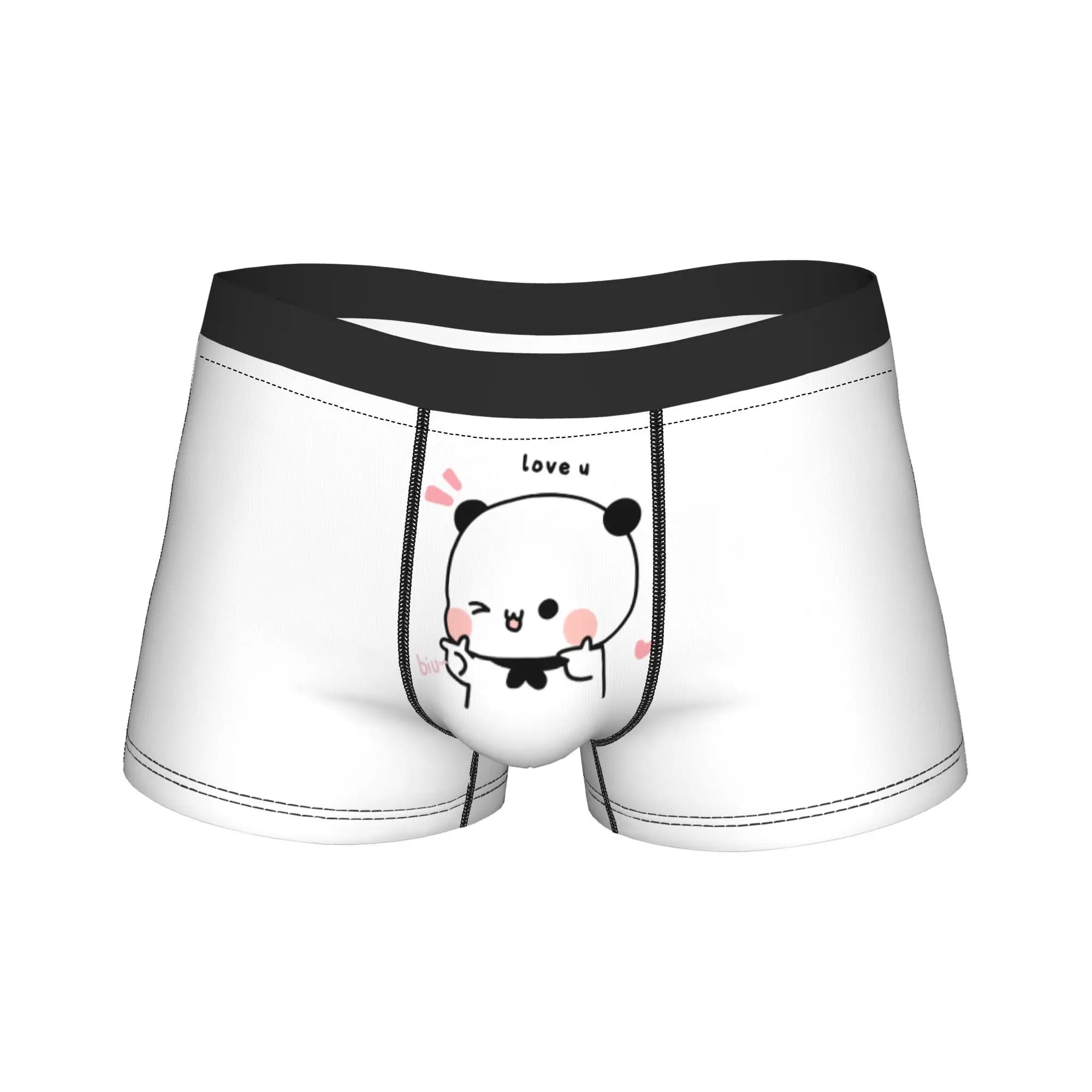 Bubu Dudu doigt pistolets amour ours sous-vêtements homme culotte modèle drôle Boxershorts haute qua