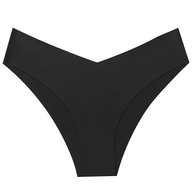 BZEL-Culotte Sexy en Satin pour Femme, Sous-Vêtement Sans Couture, Lingerie Douce, Respirante, Confo
