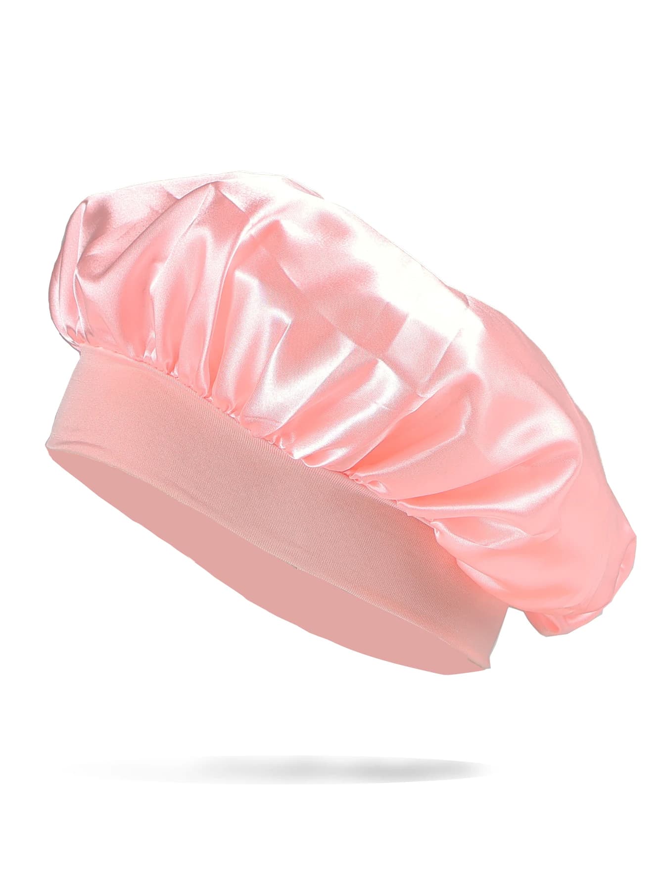Bonnet en Satin de soie pour dormir, Bonnets de sommeil pour femmes, grand bonnet de sommeil à bande