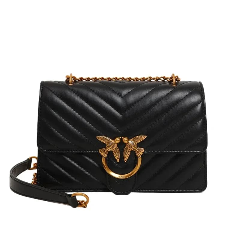 Sac bandoulière à chaîne, Sac hirondelle, Haut de gamme, Tendance, Polyvalent, Porté épaule, Portabl