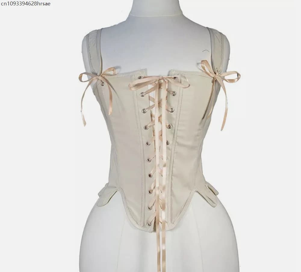 Corset Renaissance pour femmes, corsage victorien, haut bustier rétro