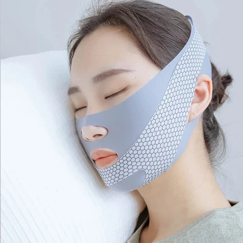 Serre-visage avec sommeil visage V Shaper visage minceur pansement Relaxation forme ascenseur réduir