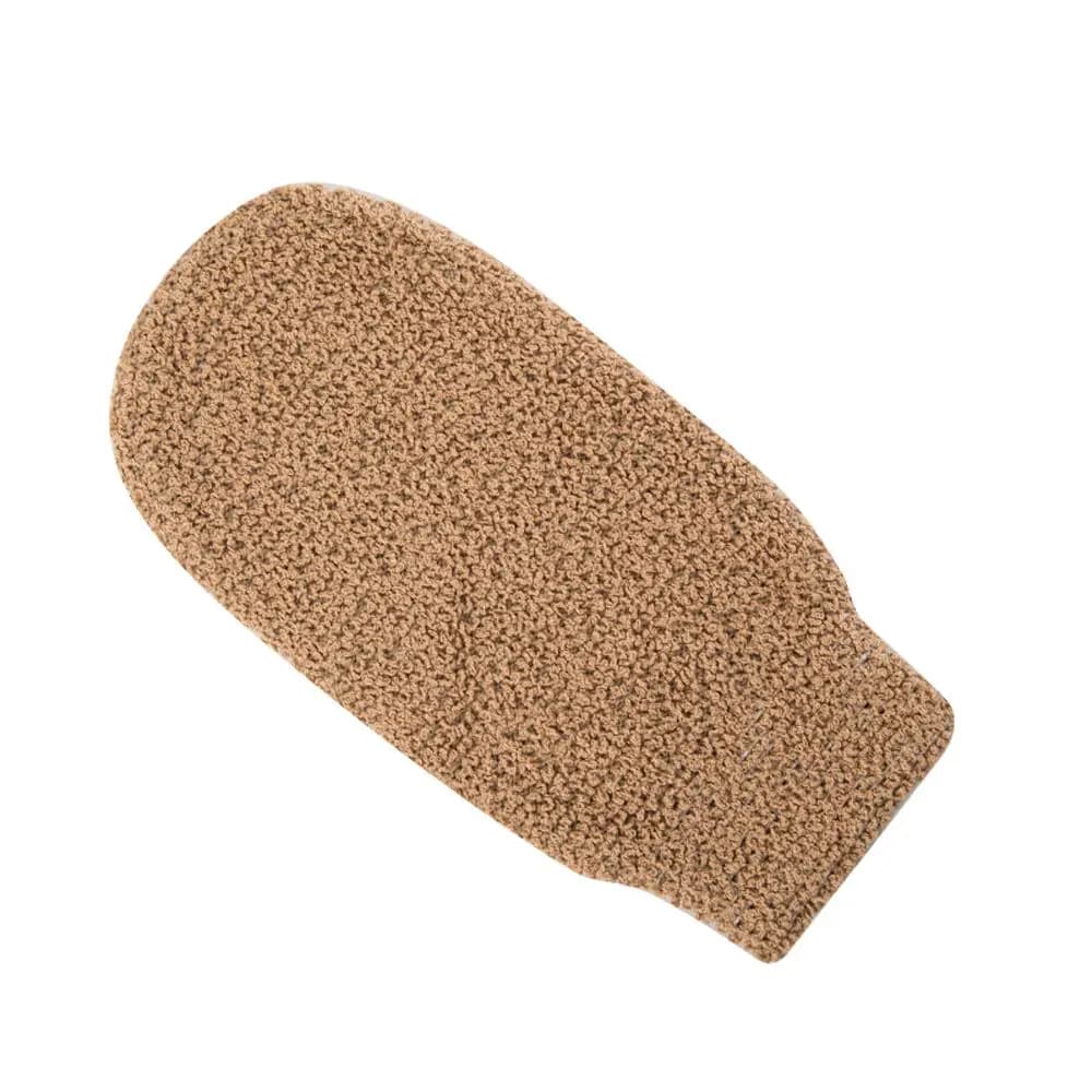 Accessoires de bain : Gant exfoliant, éponge de gommage, brosse de douche, serviette de bain, gants