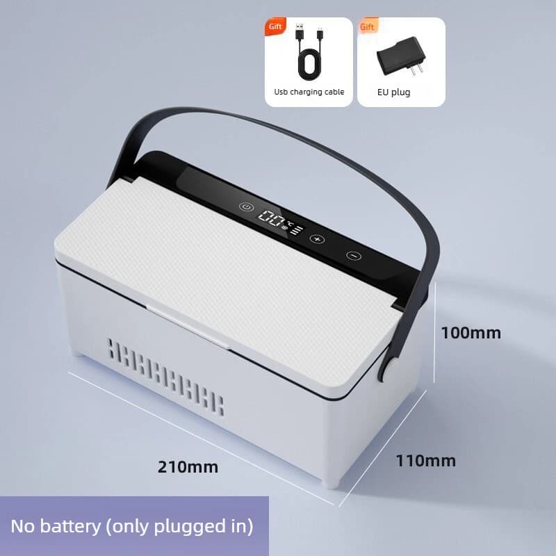 Boîte de conservation portable pour insuline rechargeable, mini-réfrigérateur médical, boîte de stoc