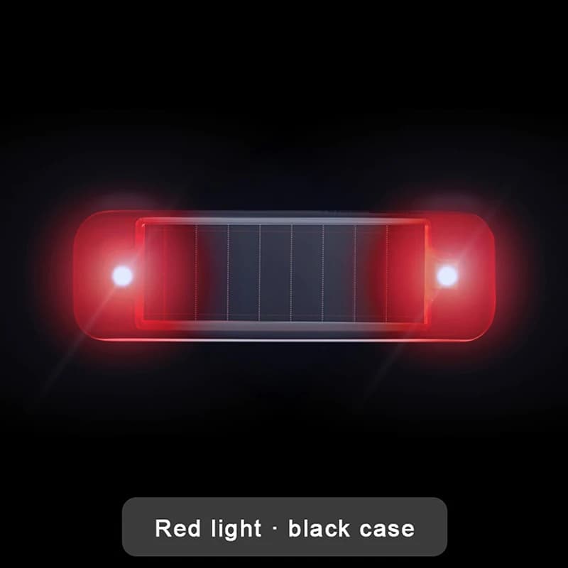 Alarme simulée de sécurité nocturne, lampe d'avertissement antivol sans fil, lampe d'alarme factice