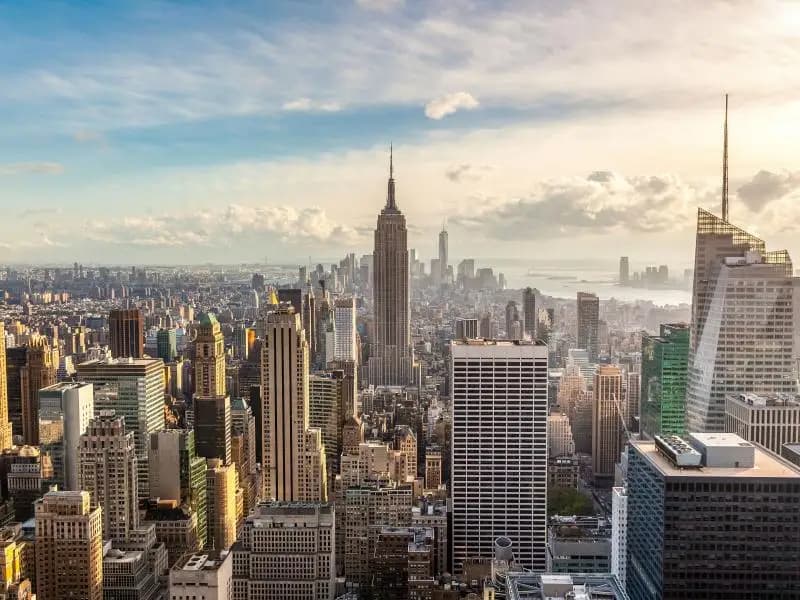 Papier peint paysage de New York personnalisé pour la décoration intérieure, papiers peints 3D, fond