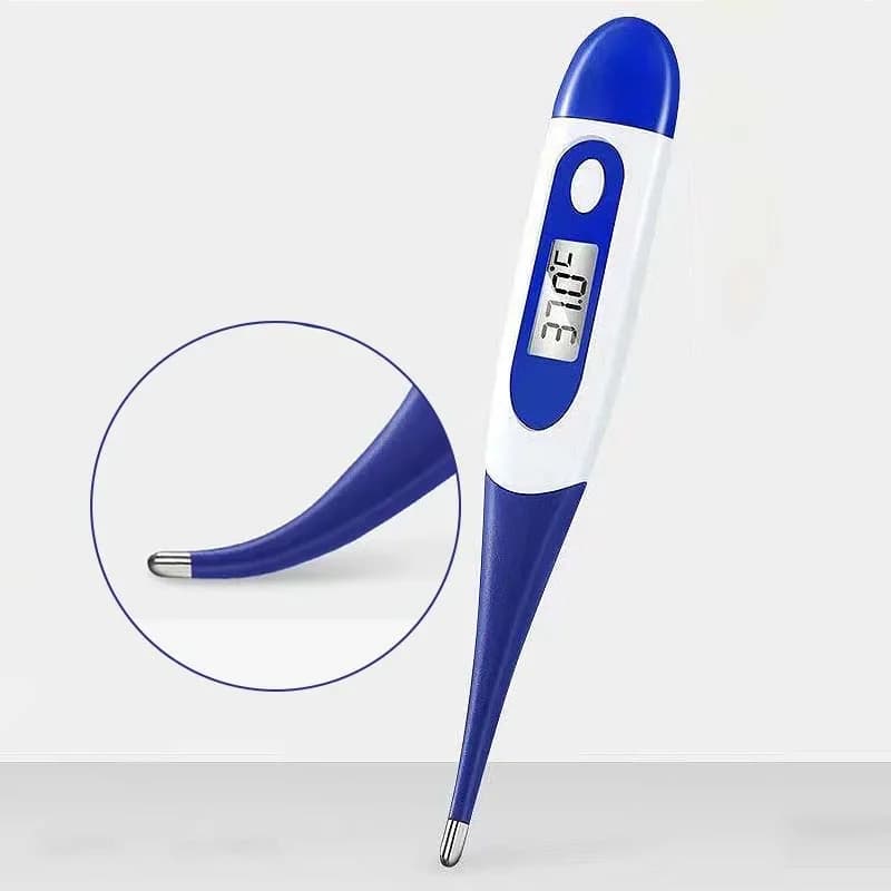 Thermomètre rapide en Silicone 8S pour la fièvre, thermomètre numérique infrarouge pour le corps bas