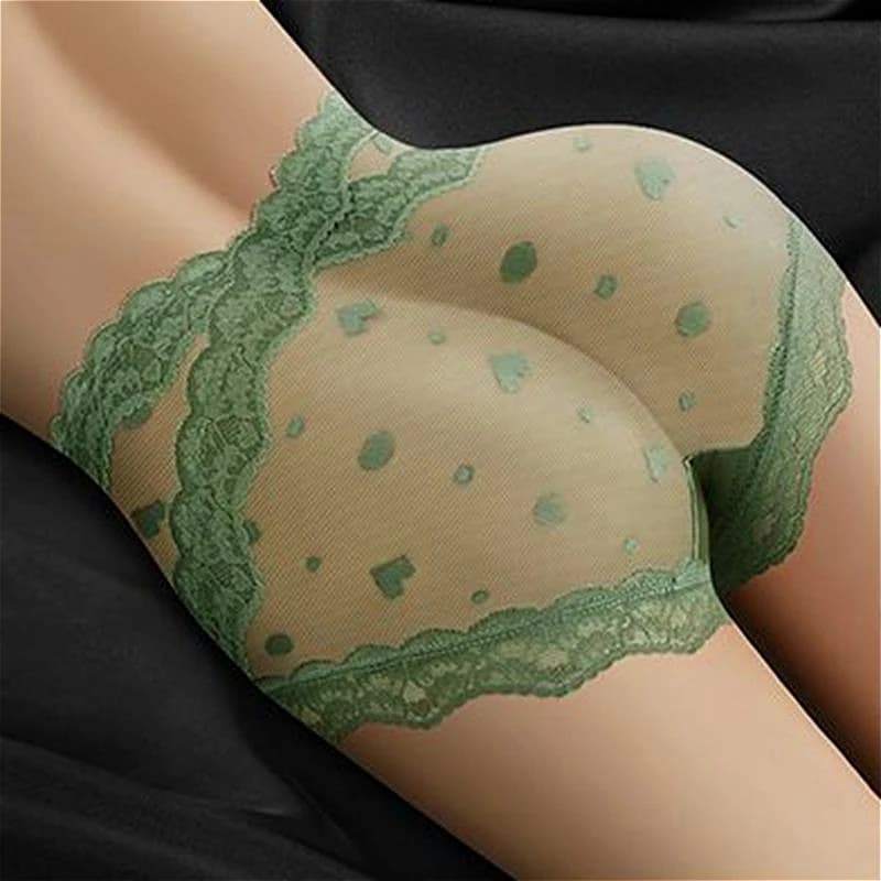 Dentelle Sexy sous-vêtements femmes culottes taille haute slips transparents Ropa intérieur Femenina
