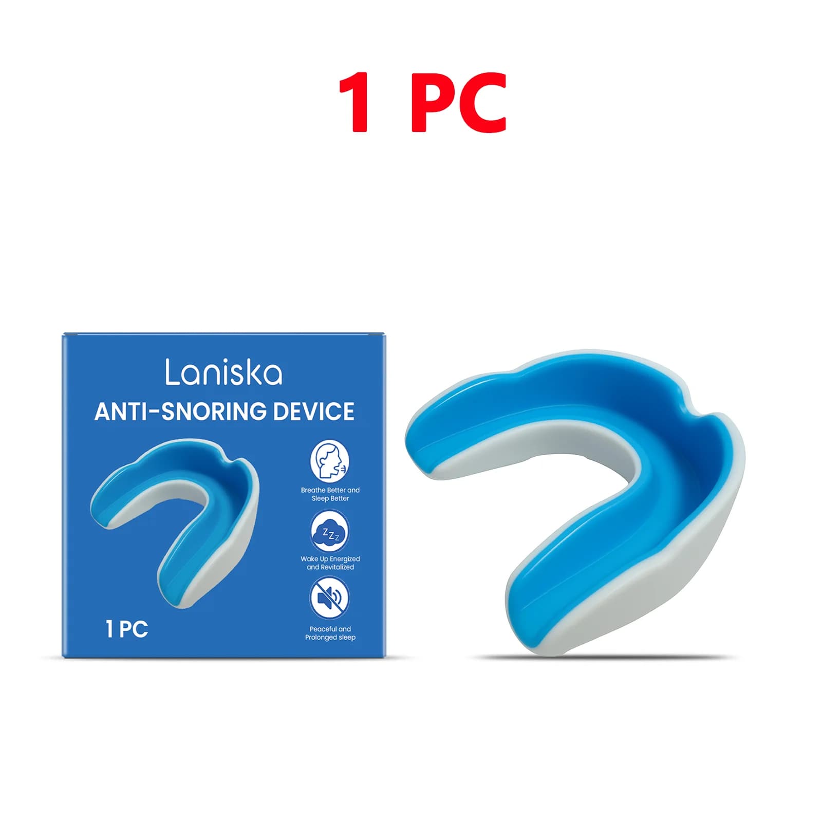 Protège-dents en Silicone pour le meulage des dents et le ronflement, dispositif Anti-bruxisme, plat