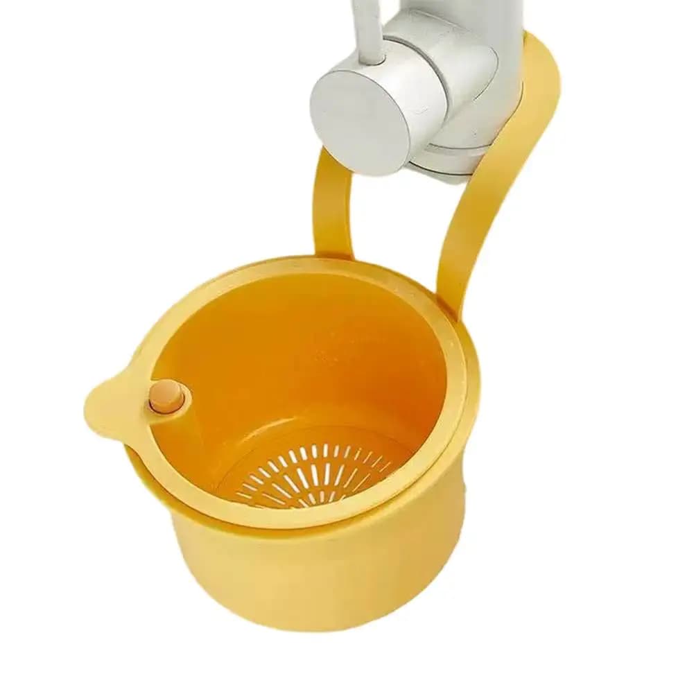 Panier de crépine suspendu pour évier de cuisine créatif, couvercle inférieur ouvrable détachable, f