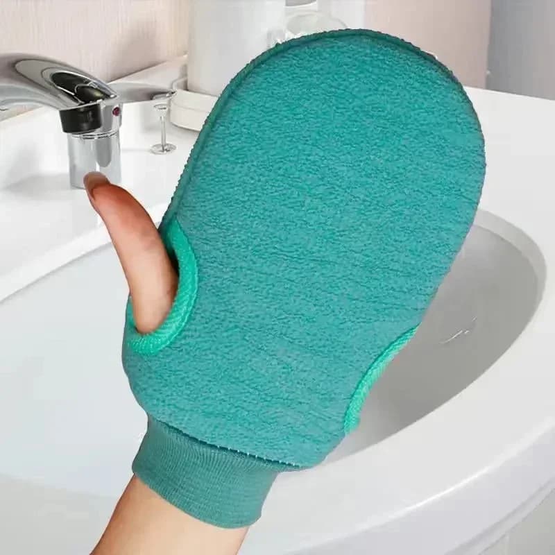 Gants exfoliants peau morte bain douche Spa Massage corps serviette de bain