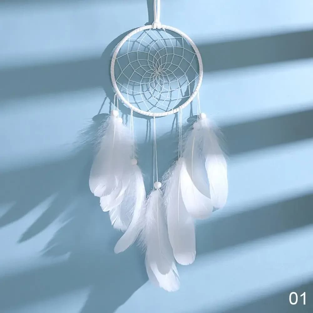 Attrape-rêves fait à la main, pendentif attrape-rêves, carillons éoliens creux créatifs, tenture mur