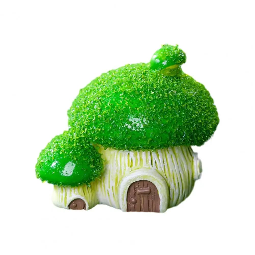 Mini paysage de rebord de fenêtre, décoration de jardin féerique miniature, figurine maison champign
