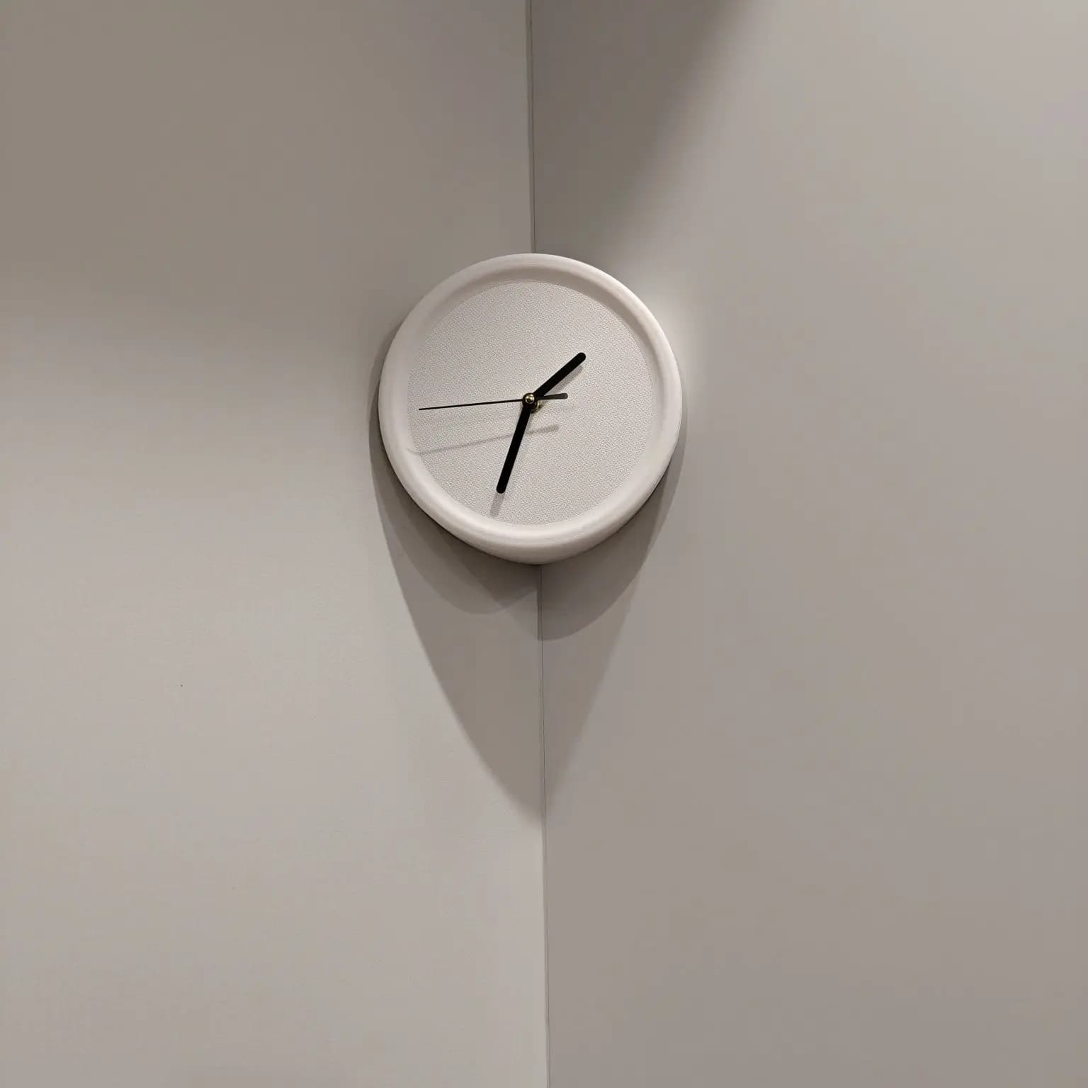 Horloge décorative murale silencieuse sans perçage, pour coins intérieurs et extérieurs, salon, styl