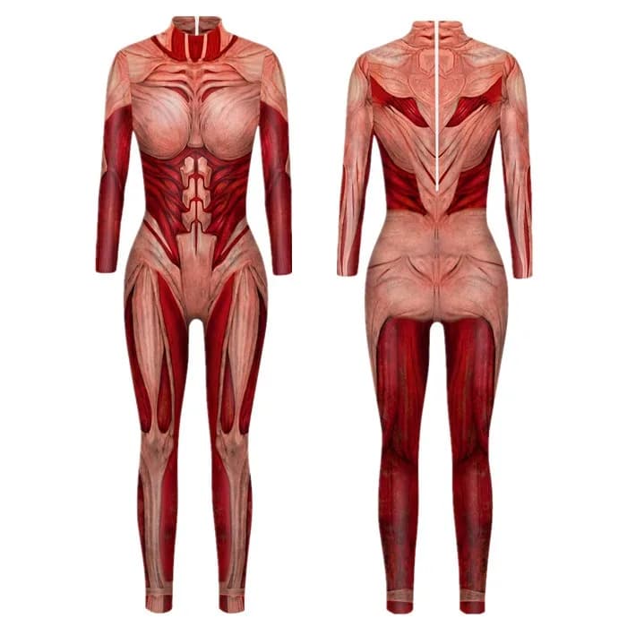 Costume féminin Attackon Titan, Annie Leonhart, Cosplay Zentai, combinaison pour femmes, combinaison