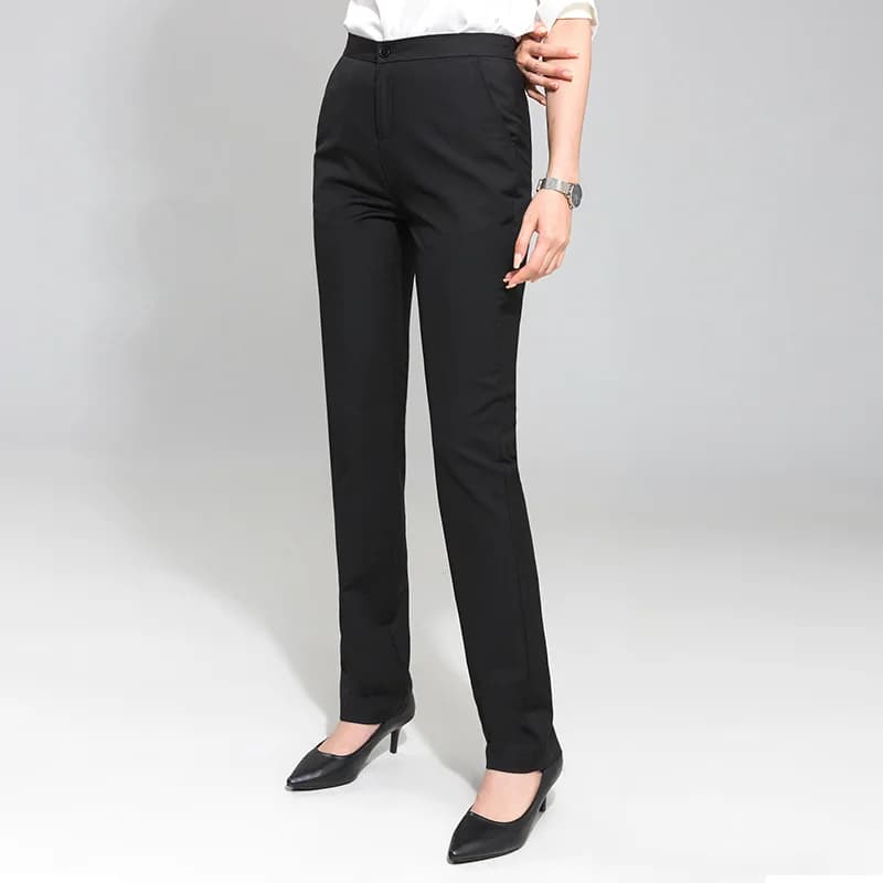 Pantalon de bureau décontracté pour femme, vêtements de bureau à la mode, tenues formelles, crayon,