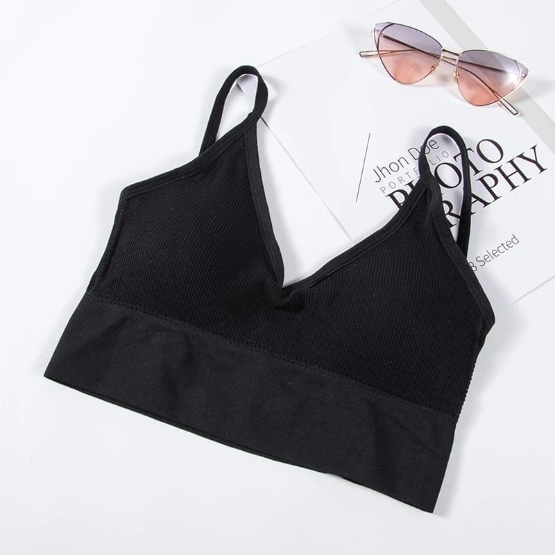 Femmes sans couture soutiens-gorge débardeur Push Up soutien-gorge sans fil Sexy sous-vêtements resp