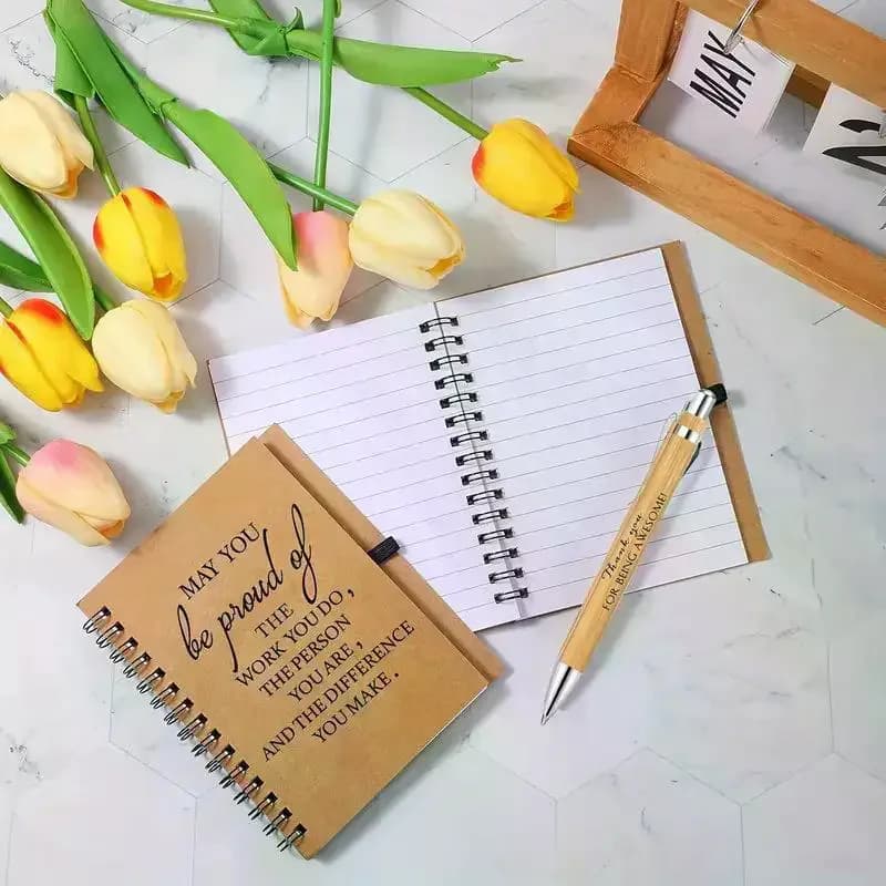 Carnets de prière en spirale en gros avec stylos, petits blocs-notes, cadeaux inspirants pour les me