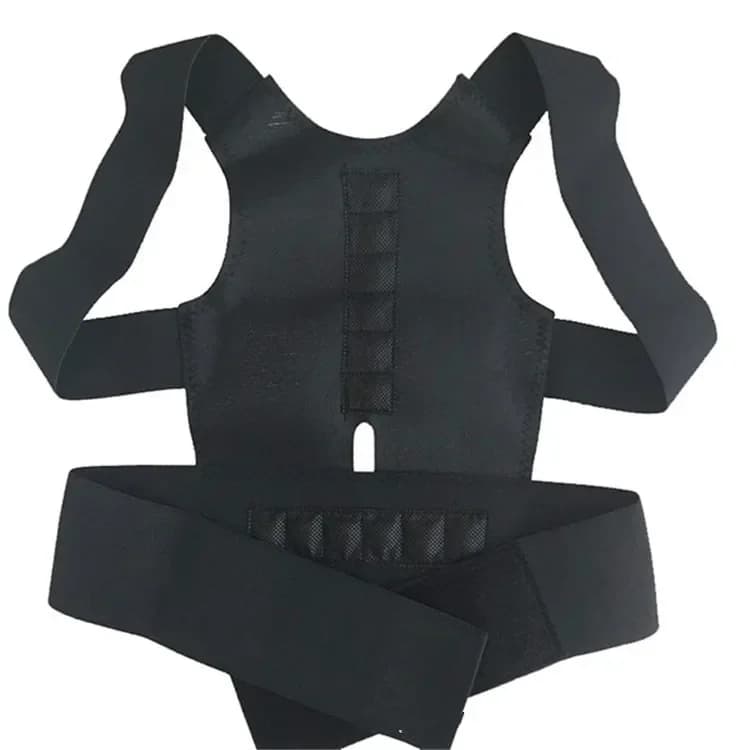 Correcteur de dos droit, ceinture de thérapie correctrice de Posture magnétique, Corset de soutien l