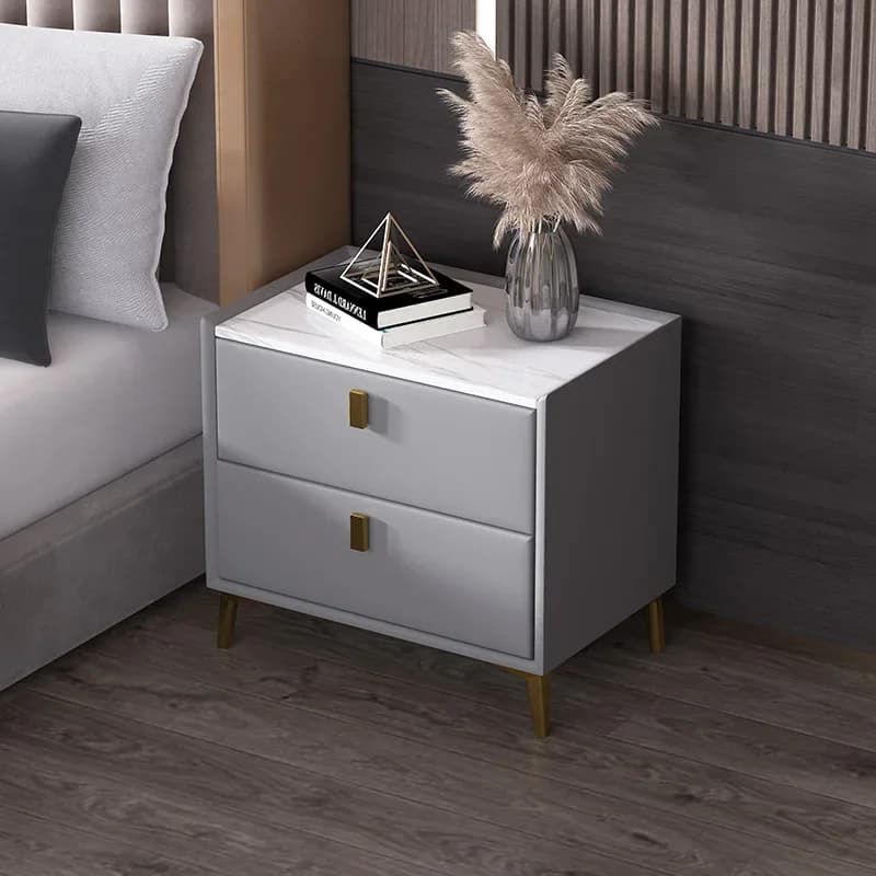 Table De chevet De beauté à la mode, rangement De luxe moderne, table De chevet esthétique nordique