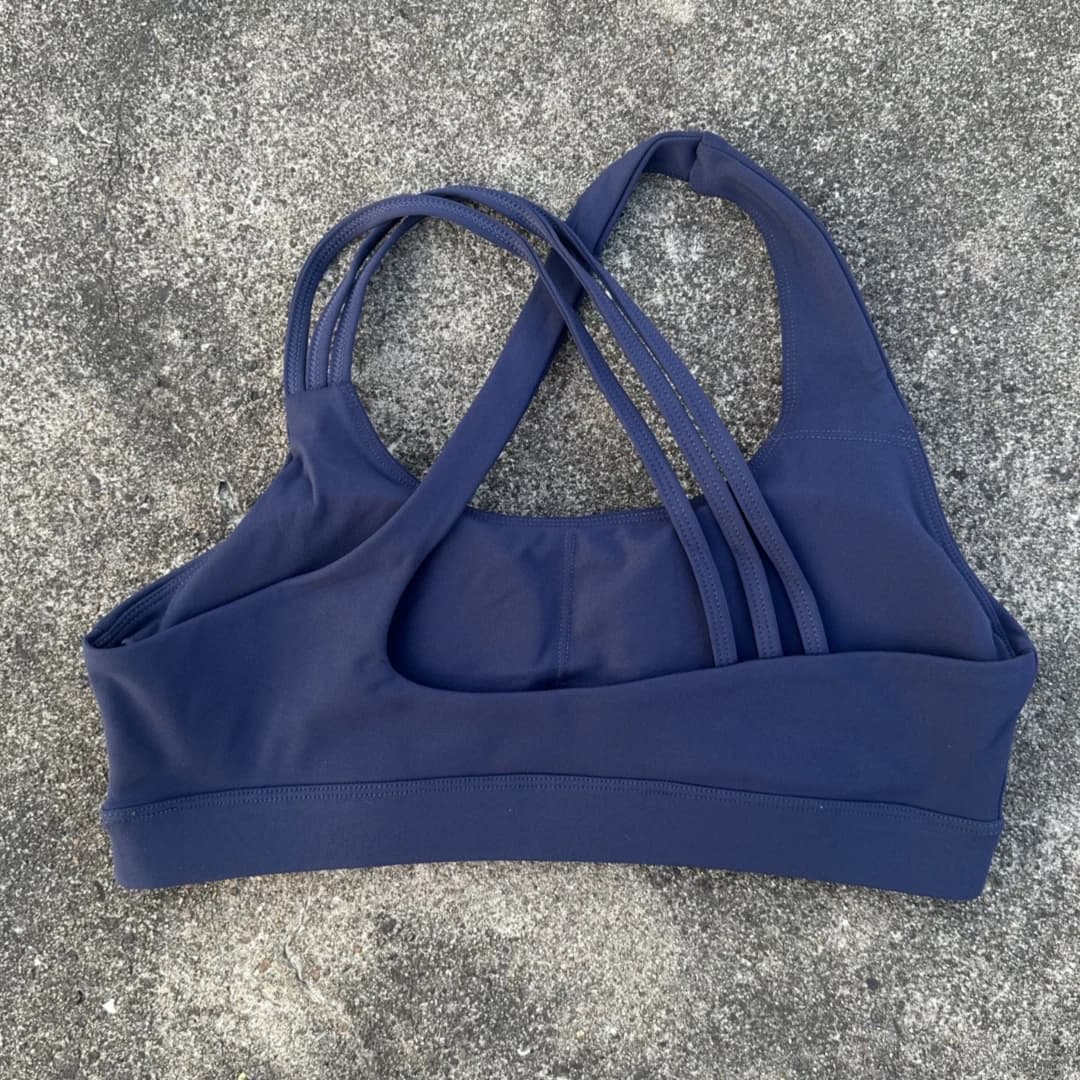 Soutien-gorge de Sport pour femmes, couleur unie, haute résistance, bretelles croisées, sous-vêtemen