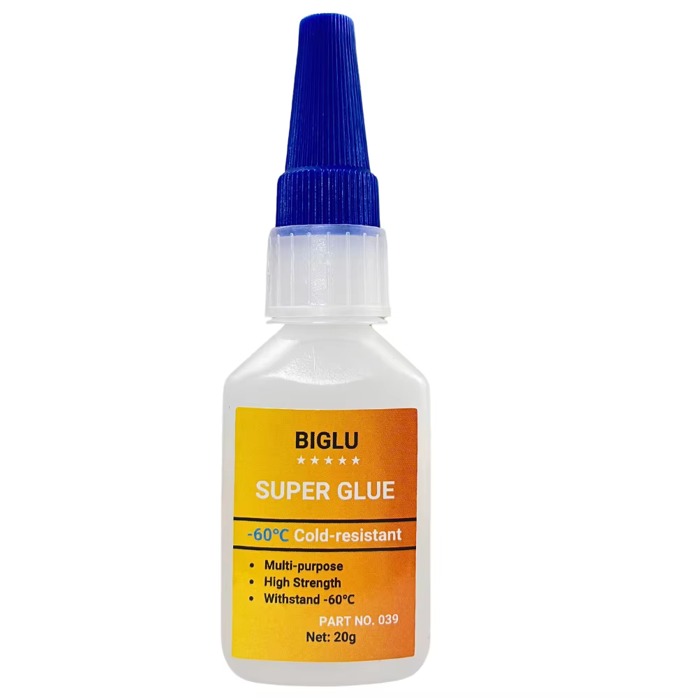 BIGLU -60 ℃ Adhésif Transparent liquide fort polyvalent résistant au froid, Super colle instantané