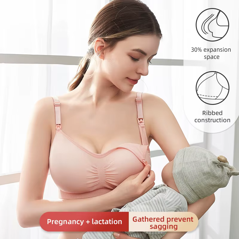 Soutien-gorge d'allaitement grande taille de haute qualité, sous-vêtements d'allaitement respirants 