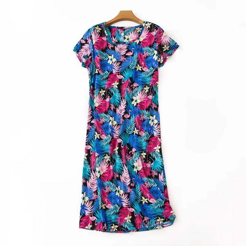 Chemise de nuit en coton pour femmes, vêtements de nuit sexy, robe de nuit, chemise de nuit, manches