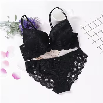 Lingerie Sexy ensemble de soutien-gorge femmes Push Up Lenceria Mujer Femme à armatures Langerie fil