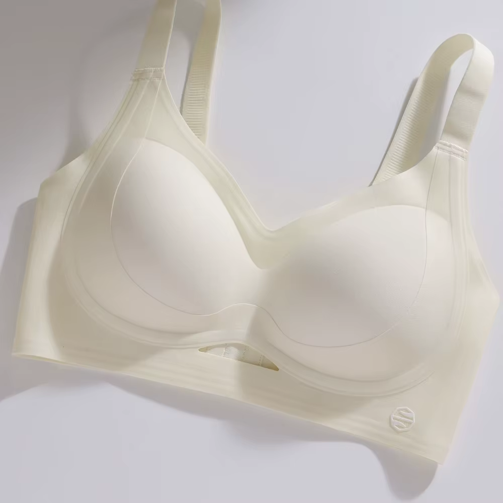 Soutien-gorge anti-gravité sans fil pour femme, push-up, maintien doux, confortable, sans traces, an