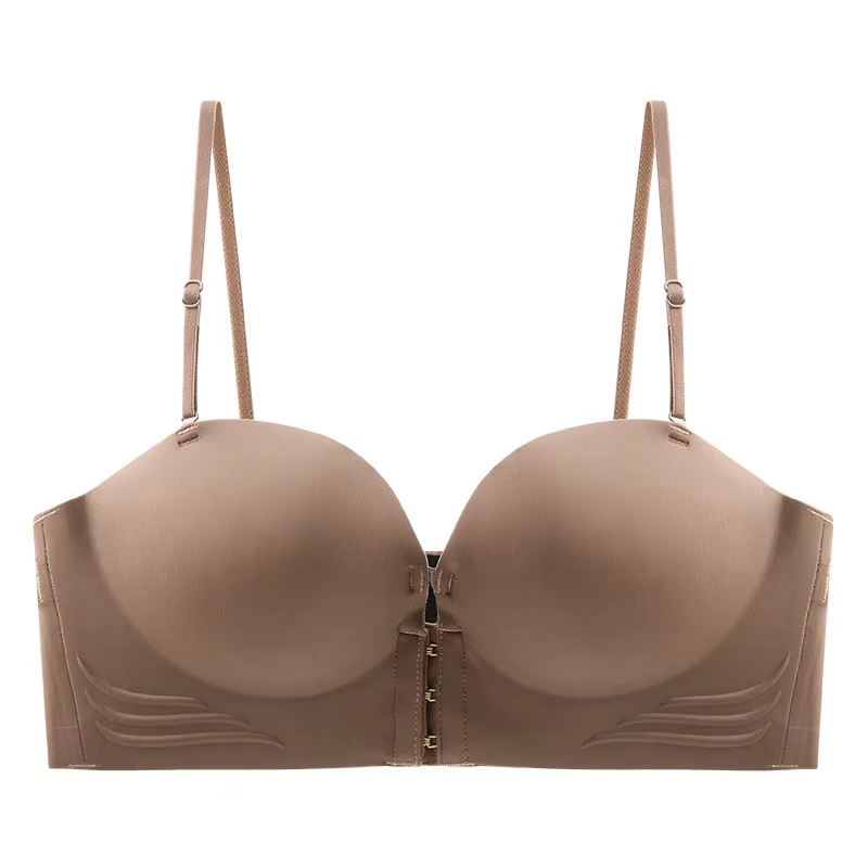 FINETOO fermeture avant Sexy Push Up soutien-gorge femmes soutien-gorge Invisible sous-vêtements Lin