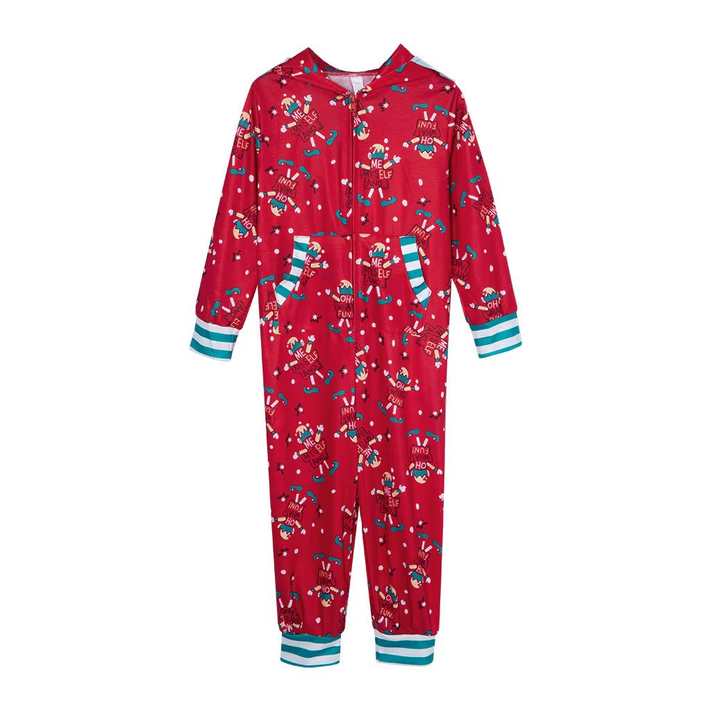 Combinaison pyjama de noël assortie pour la famille, vêtements de nuit de famille imprimés de renne,