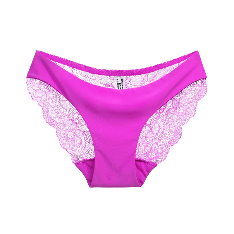 Slip Sexy pour femmes, sous-vêtements en dentelle, culotte Invisible, Lingerie intime, respirant, sa