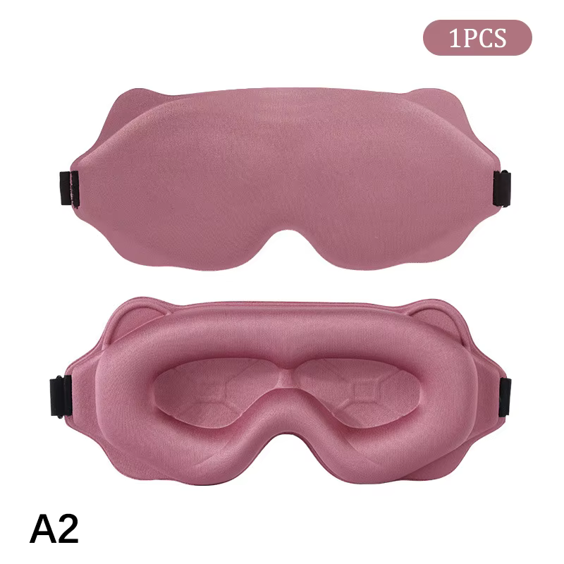 Masque de sommeil 6D bloquant la lumière masque de sommeil pour les yeux doux aide au sommeil masque