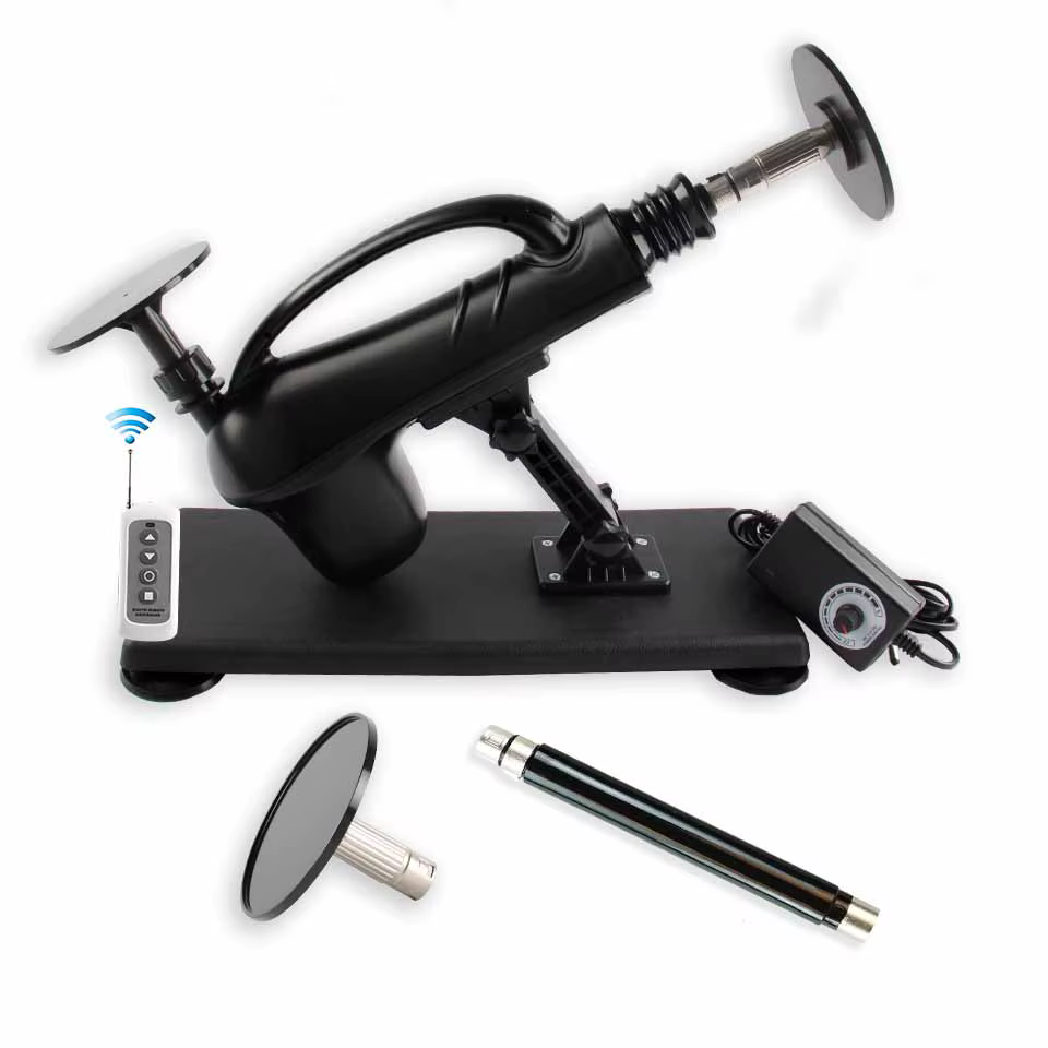 Machine Sexuelle Filaire/Sans Fil pour Homme et Femme, Gode Vibrateur Réglable, avec Pompage, Jouets
