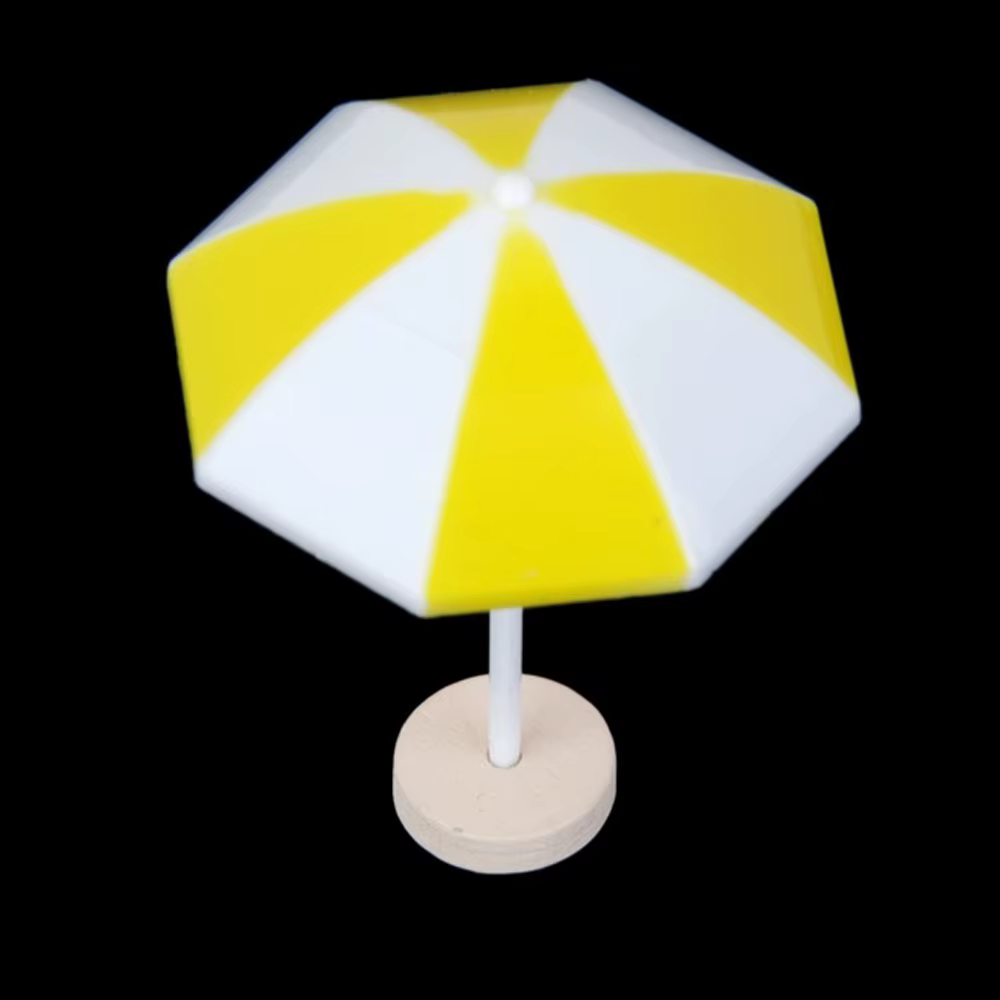 Décoration de jardin féerique, paysage miniature, figurines miniatures, parasol en PVC, décoration d