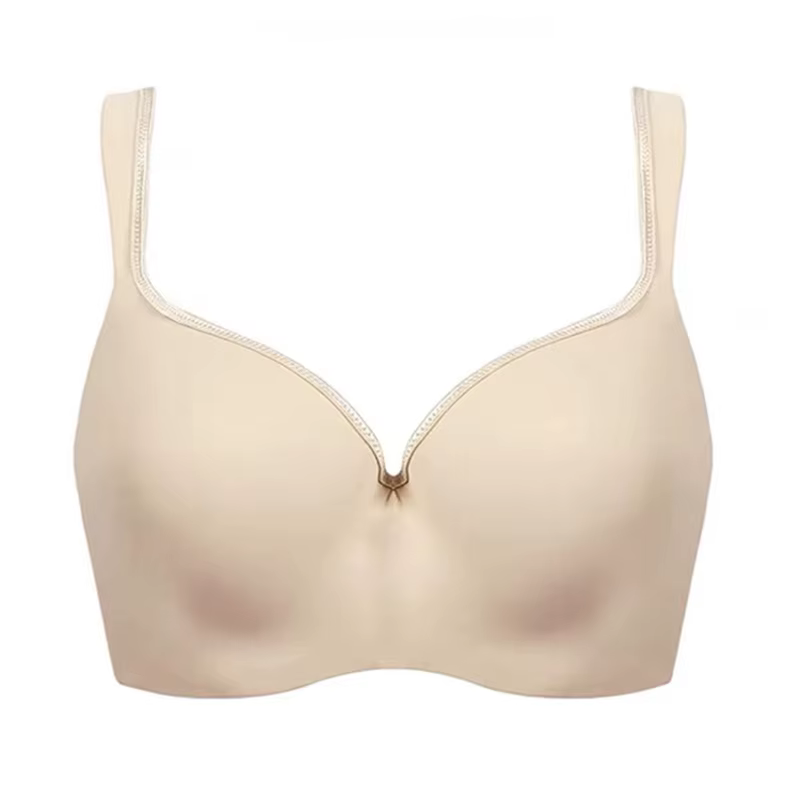 Soutien-gorge push-up à armatures pour femmes, balconnette sans couture, soutien légèrement rembourr