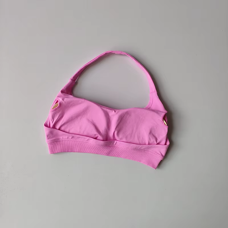 Soutien-gorge de Sport athlétique rembourré, antichoc, sans couture, Sexy, dos nu, pour femmes, entr