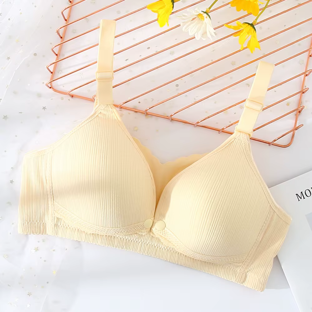 Soutien-gorge d'allaitement respirant, doux et confortable, sous-vêtements d'allaitement, sans coutu